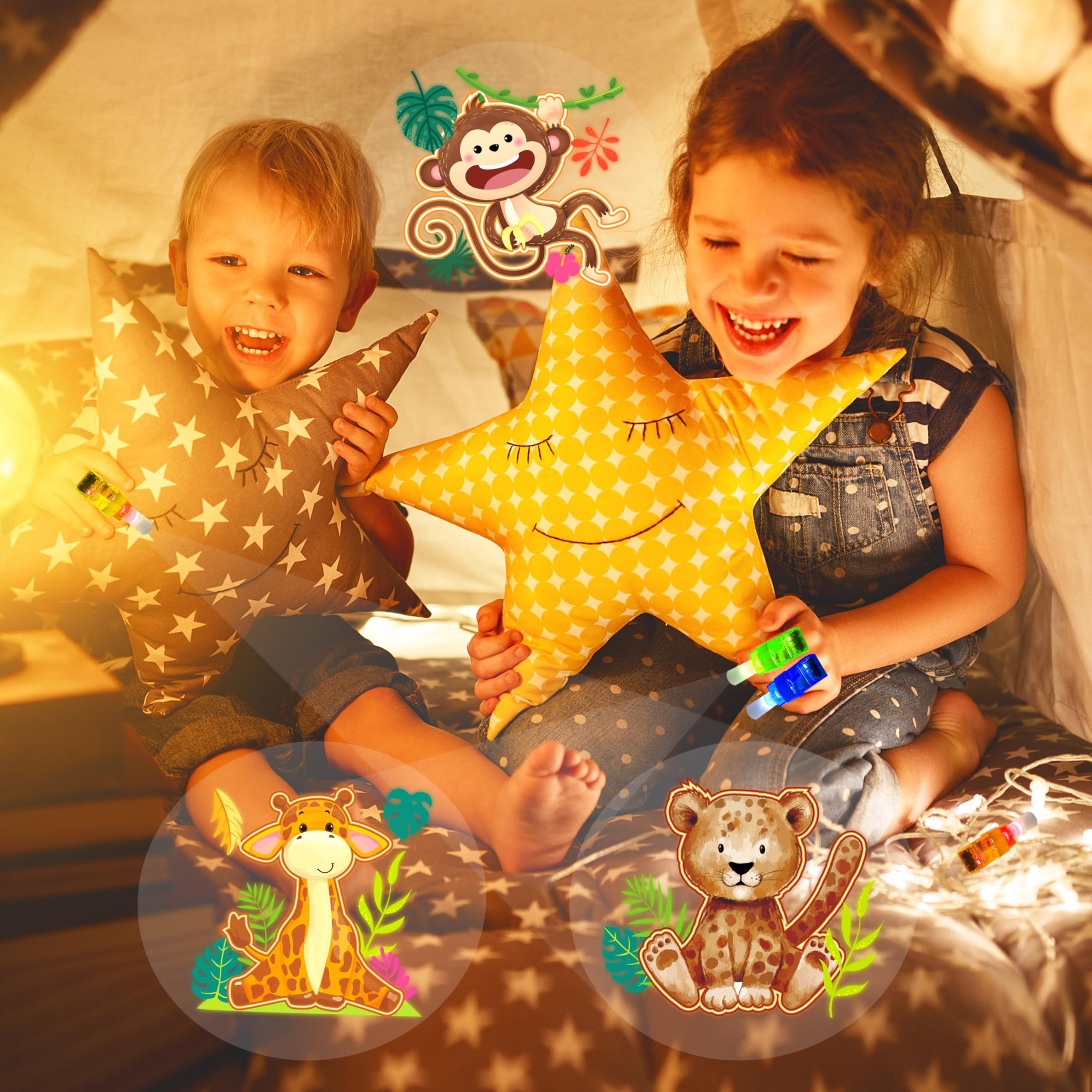 POPOOO Monkey LED finger light for classroom rewards