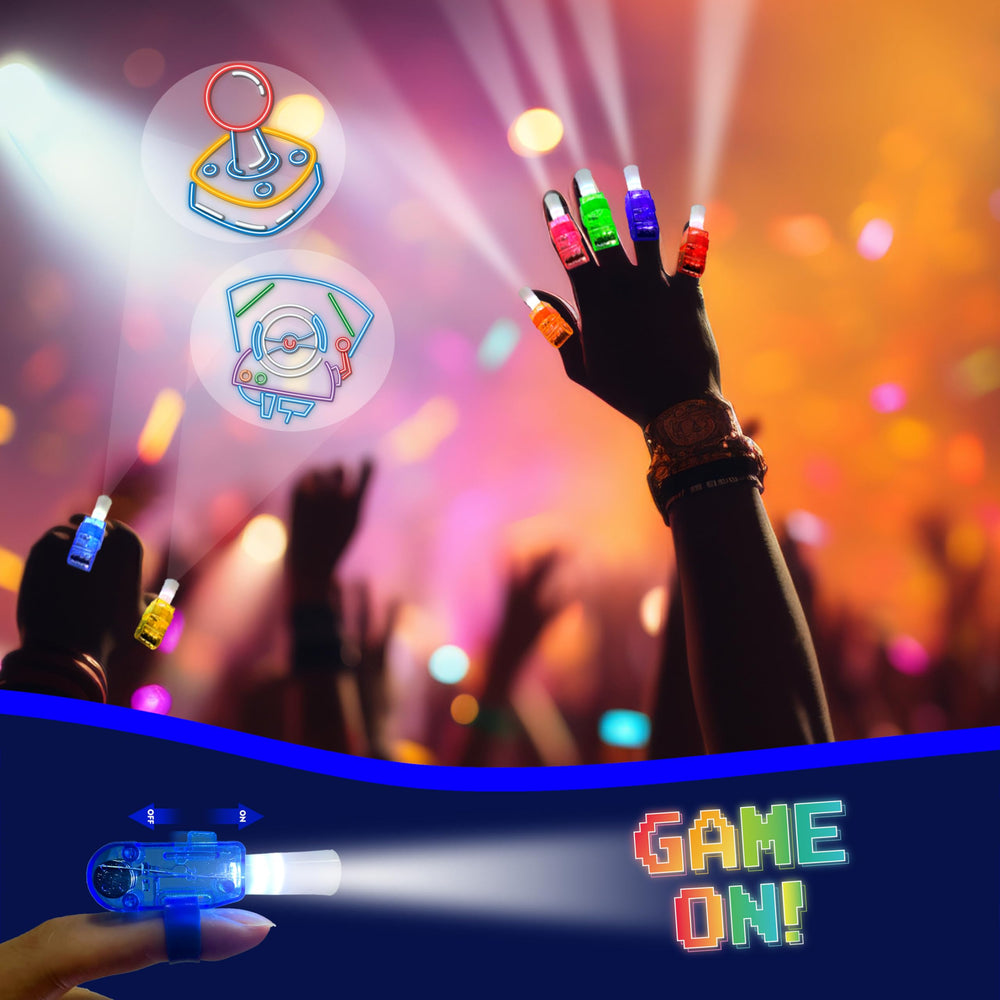 POPOOO LED finger lights kid-friendly decorations for glow moments