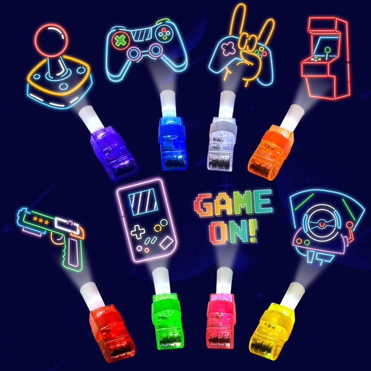 POPOOO LED finger lights neon game machine for bright party ambiance
