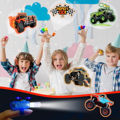 POPOOO READY GO pattern finger light boosts race-themed party fun