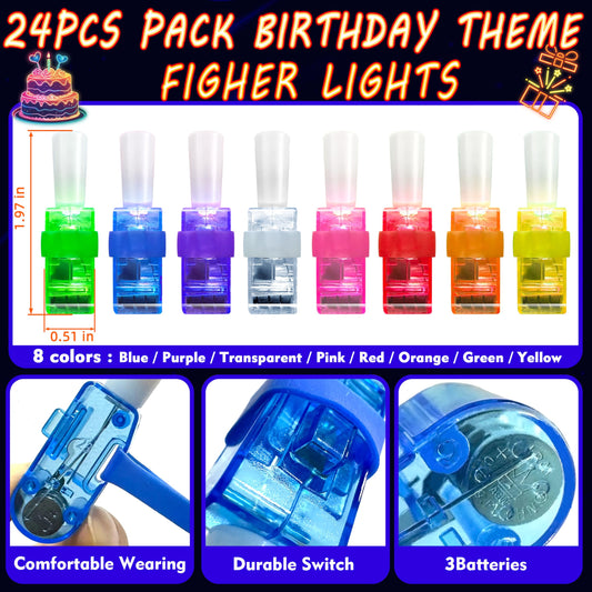 POPOOO neon finger light gift boxes pattern brightens goody bags