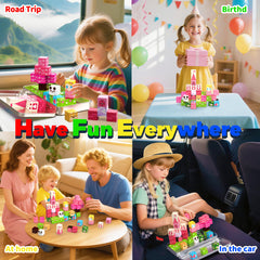 POPOOO sensory-click sounds engage kids during construction play.