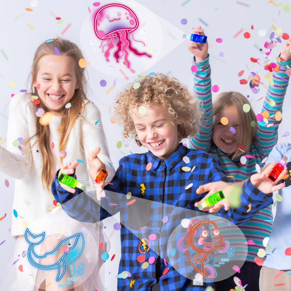 POPOOO seahorse pattern finger light inspires imaginative sea stories.