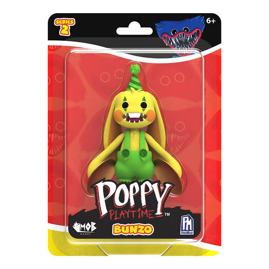 Poppy Playtime Bunzo Bunny figure in a dynamic pose for display or play.