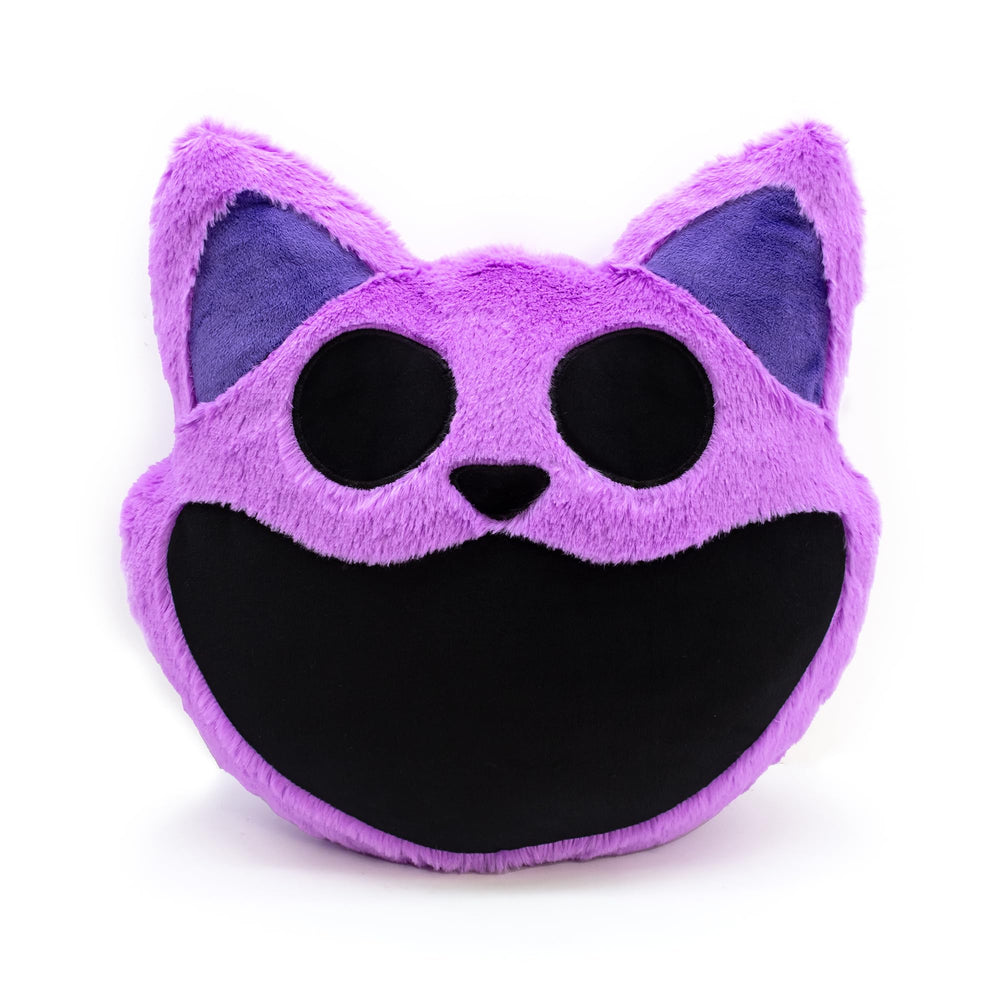 Poppy Playtime CatNap Plush Pillow front view for cozy lounging and decor.