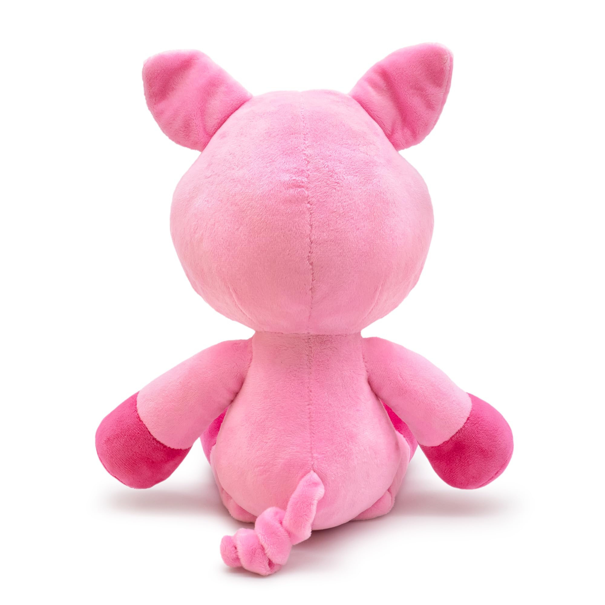 Officially licensed Poppy Playtime plush pink highlighting authentic character details.