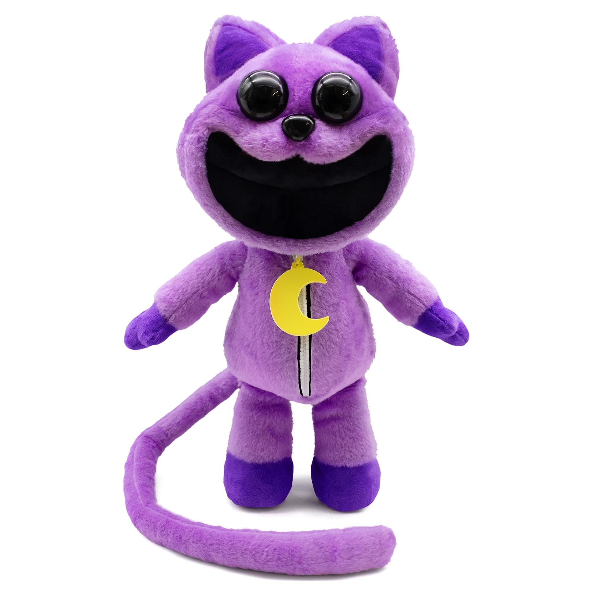 Poppy Playtime Smiling Critters CatNap plush doll with premium soft fabric for cuddling.