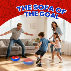 POPSVON indoor-safe hover ball with soft foam bumper protects floors.