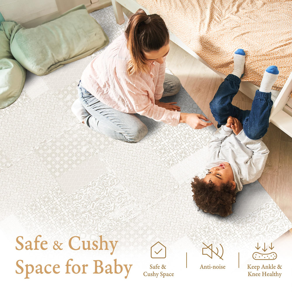 PopsyKosy large 6x4 ft layout creates spacious play zones.