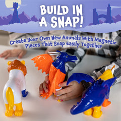 Popular Playthings 3D puzzle pieces enabling mythical creature combinations
