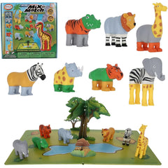 Popular Playthings magnetic giraffe piece enhances color matching and fine motor play.