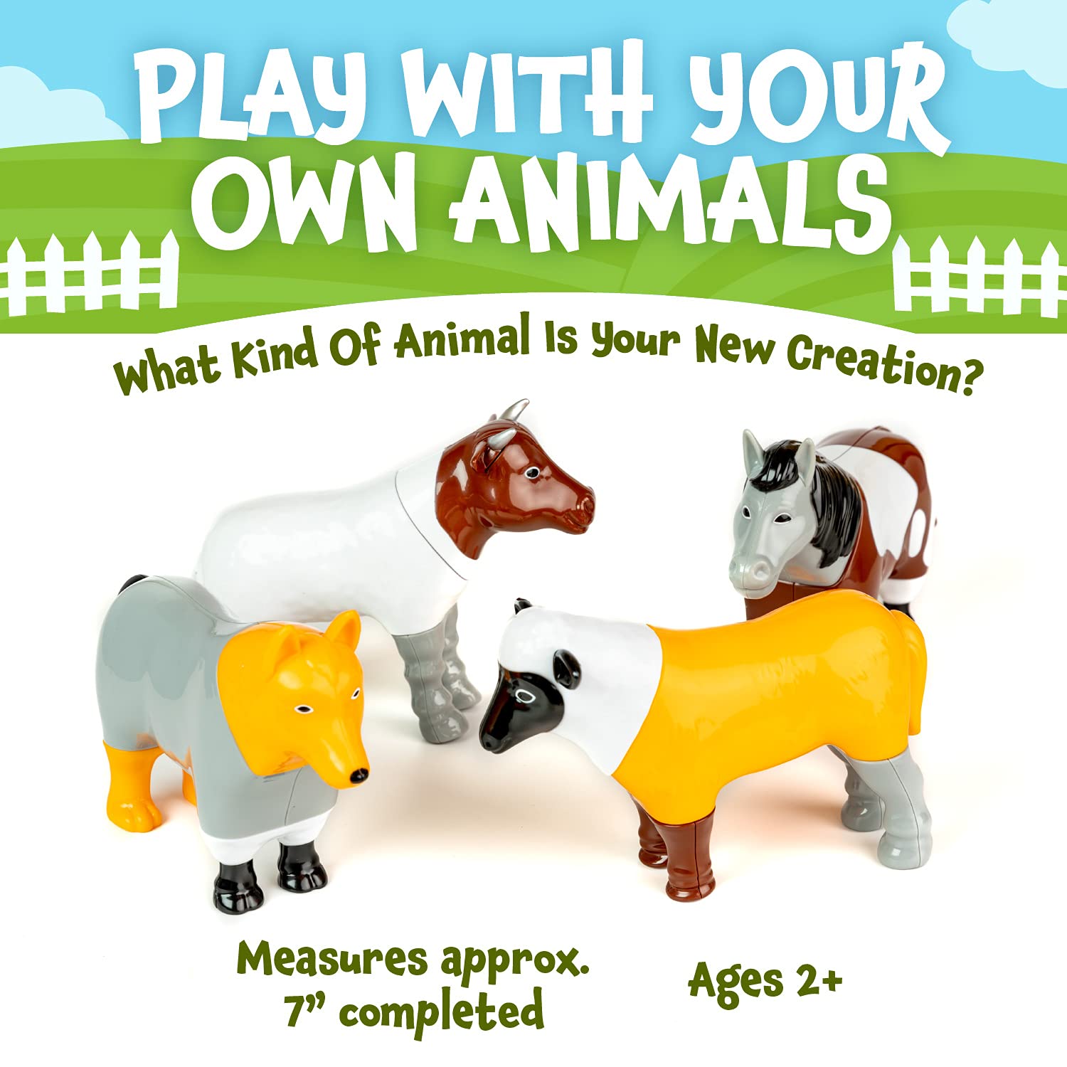 Popular Playthings Magnetic Animals magnets emphasize safe, durable magnetic play.