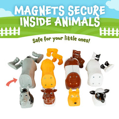 Popular Playthings Magnetic Animals puzzle-assembly image demonstrates versatile open-ended play.