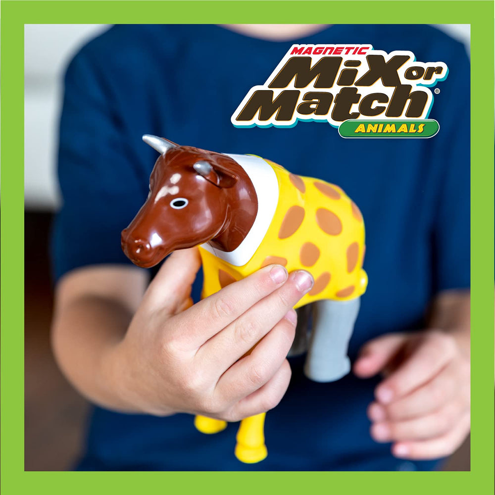 Popular Playthings magnetic animals toddler 12-piece set: big pieces for little hands.