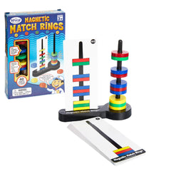 Popular Playthings Magnetic Match Rings set with colorful rings for hands-on learning.