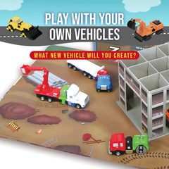 Popular Playthings magnetic vehicles excavator encourages hands-on exploration.