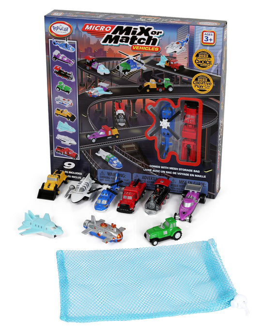 Popular Playthings magnetic fire truck for imaginative play and easy mix-and-match