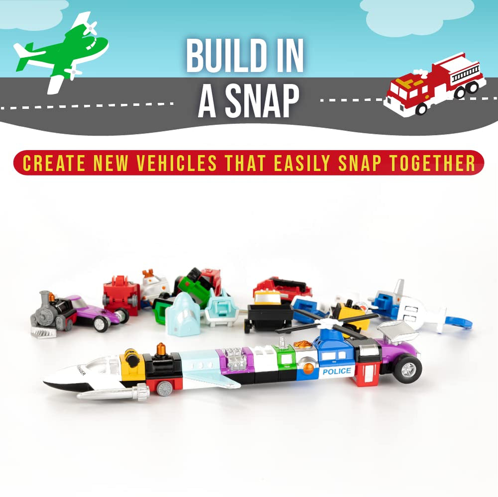 Popular Playthings magnetic helicopter for hands-on assembly and pretend play