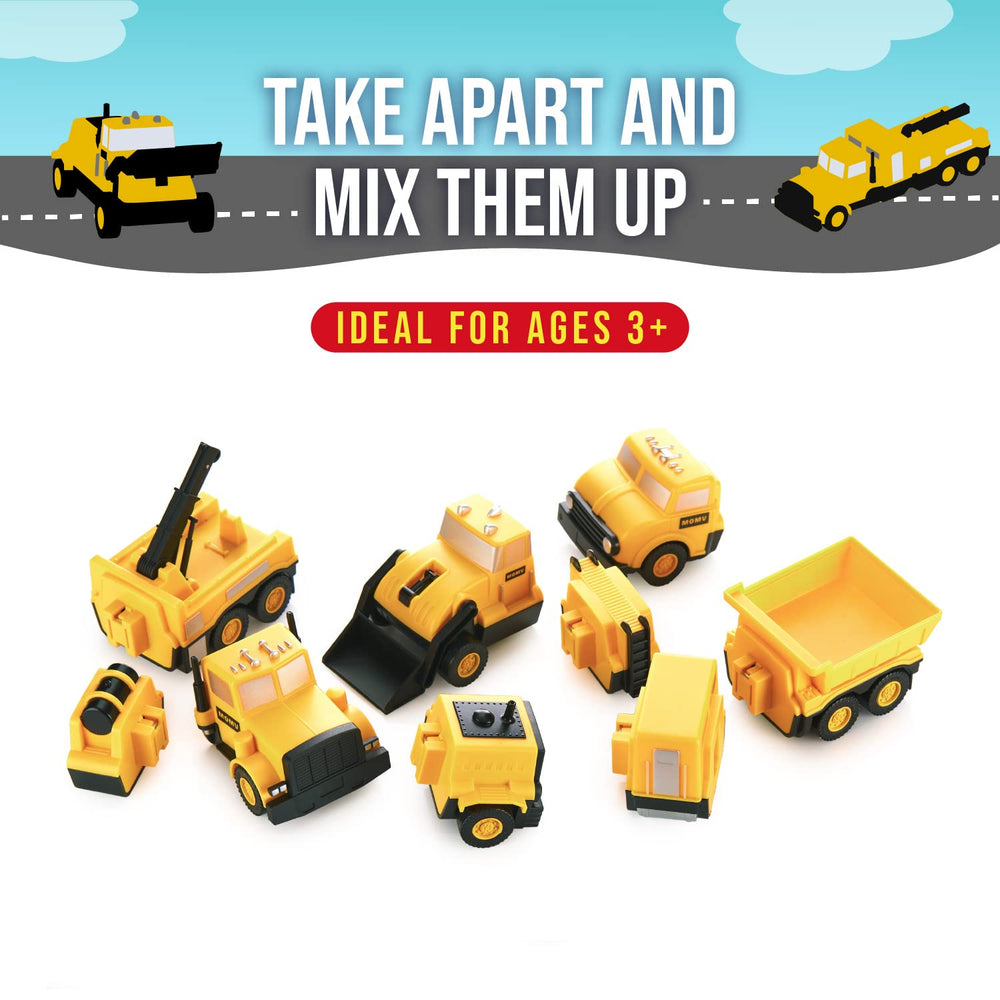 Popular Playthings magnetic vehicles loader supports hands-on building and problem-solving during play.