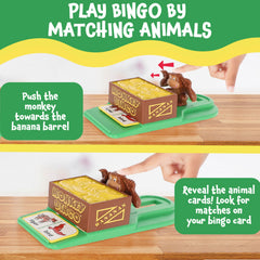 POPULAR PLAYTHINGS Monkey Bingo animal tiles for quick recognition