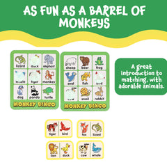 POPULAR PLAYTHINGS Monkey Bingo chips for marking matches efficiently