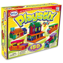 POPULAR PLAYTHINGS Playstix classroom building activity in progress.