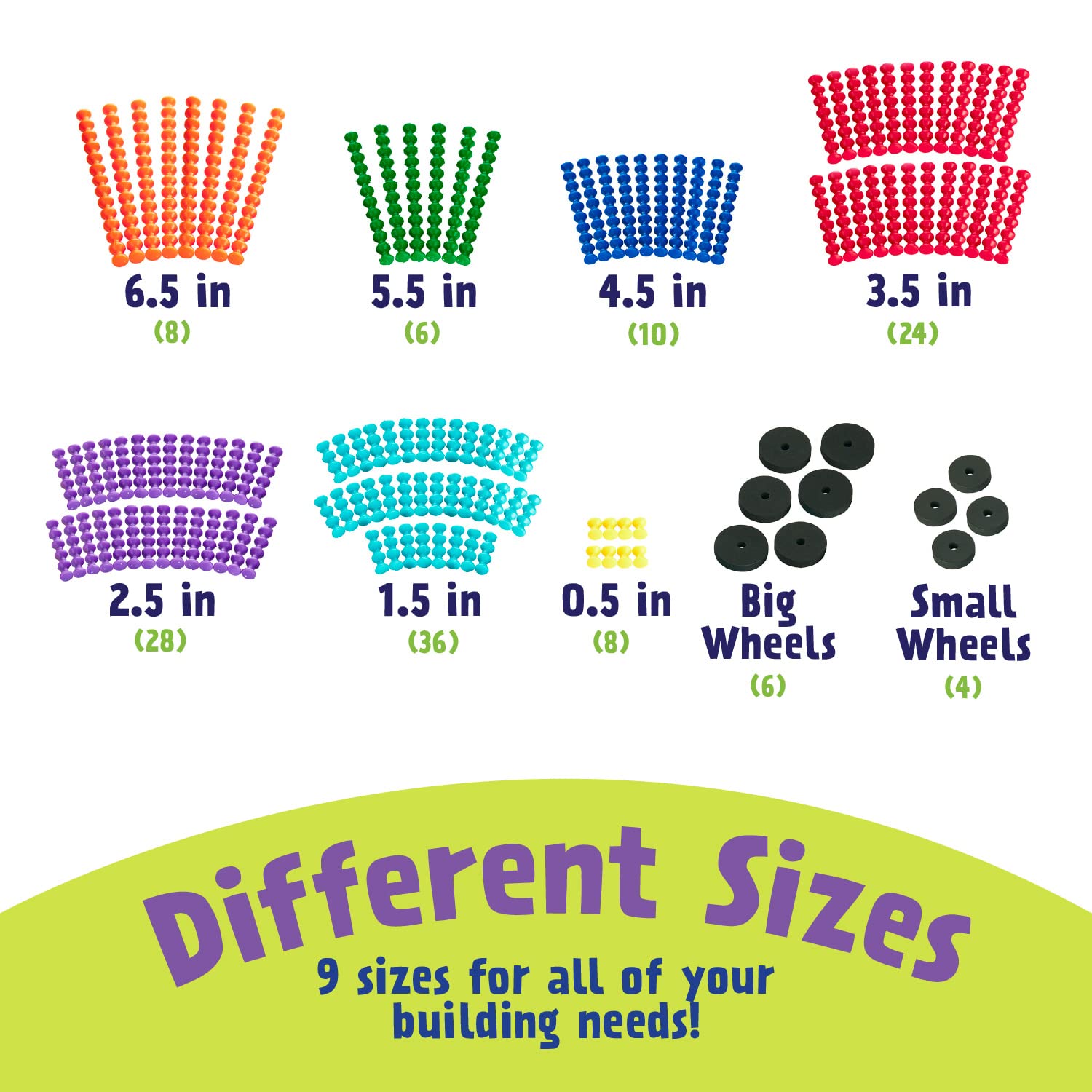 POPULAR PLAYTHINGS Playstix interlocking grooves enable sturdy, imaginative builds