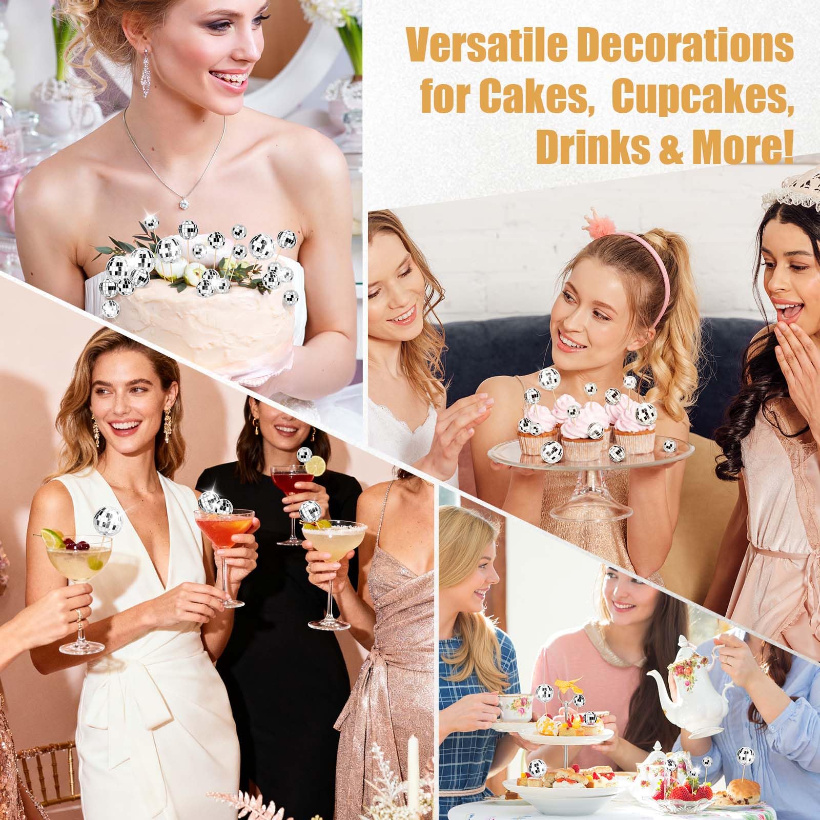 PORANDIA disco theme party decorations for retro celebrations and photos.