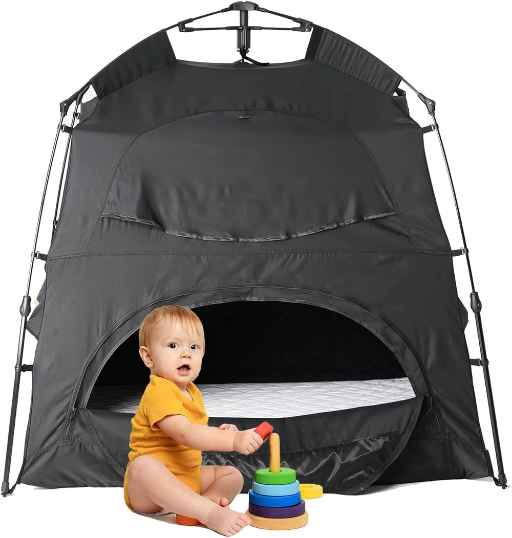 Porayhut Play Tent Castle front view with privacy benefits.