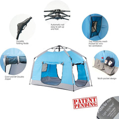 porayhut wheel hub quick open design for fast setup in seconds