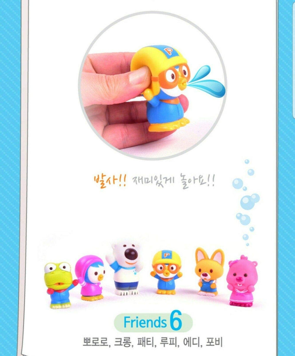 PORORO water-squirter bath toy helps kids enjoy bath time conversations