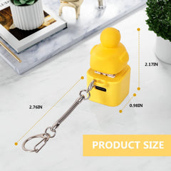 Portable stress-relief duck fits in a bag for on-the-go focus.