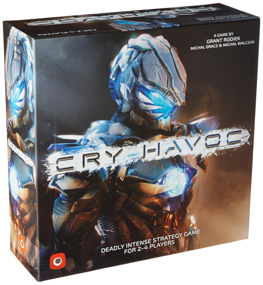 Portal Games Cry Havoc miniatures frontline display highlights detailed sculpts for dramatic battles.