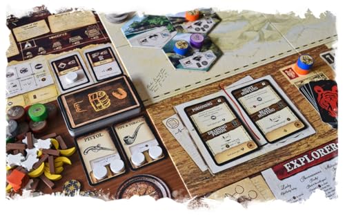 Portal Games Robinson Crusoe Open-Play Tutorial Campaign guides new players through four missions.
