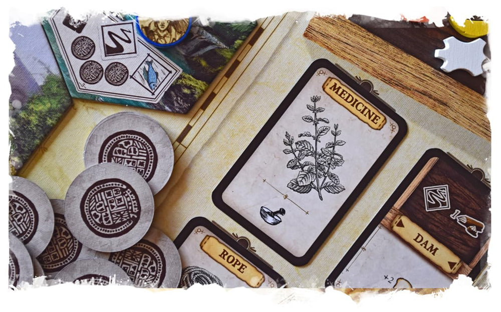 Portal Games Robinson Crusoe unboxing reveals premium setup and excitement.