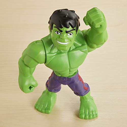 Poseable Hulk figure for superhero playtime and storytelling.