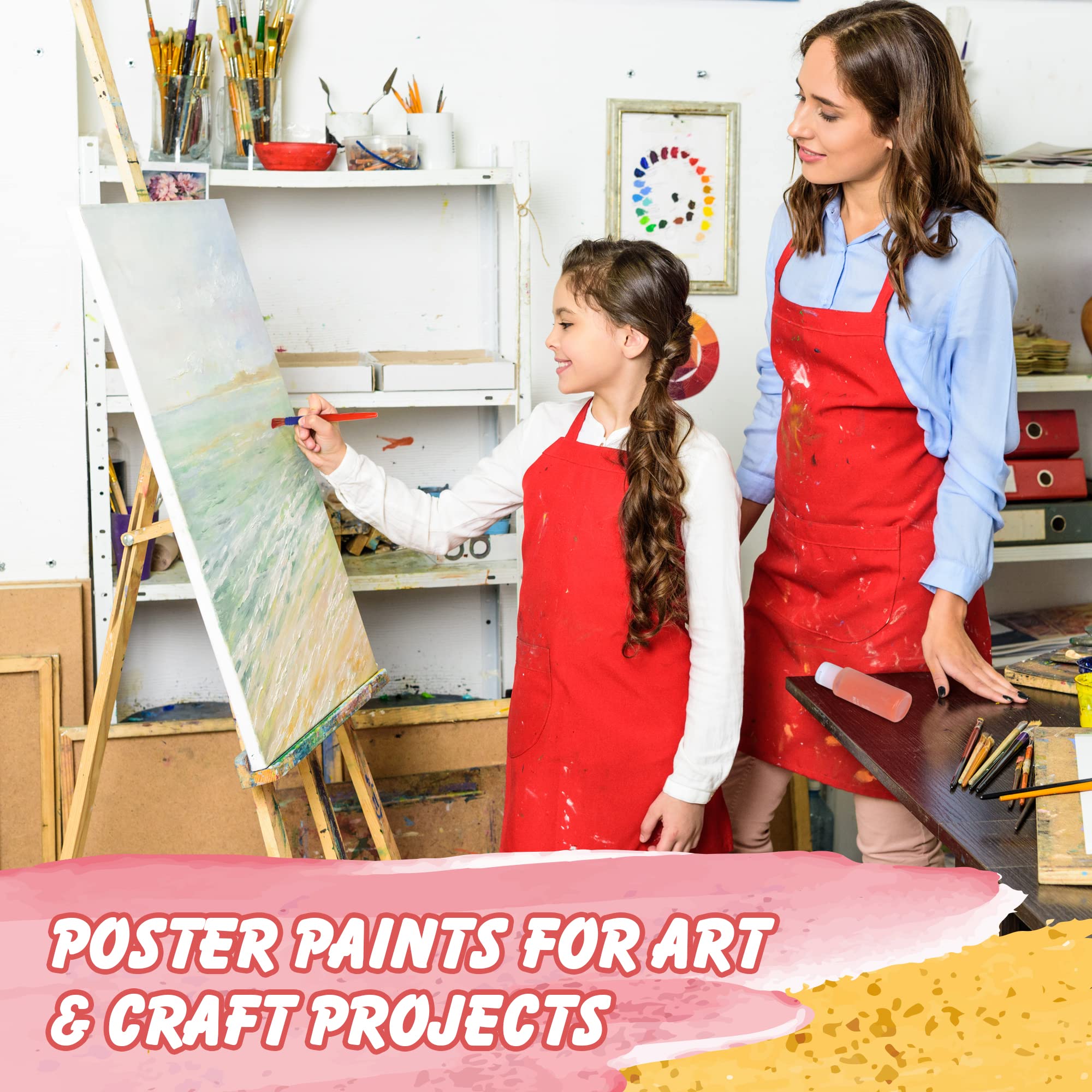 Positive Art fast-drying tempera dries fast for quick layering and less smudging.
