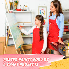 Positive Art fast-drying tempera dries fast for quick layering and less smudging.