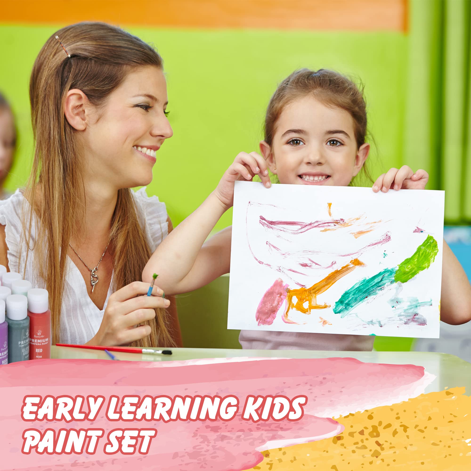 Positive Art value-pack kids paint offers great value for classroom or at-home projects.