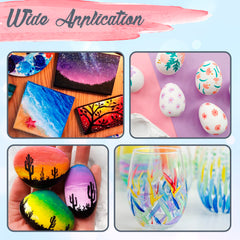 Positive Art washable non-toxic paints ensure mess-free cleanup after art time.
