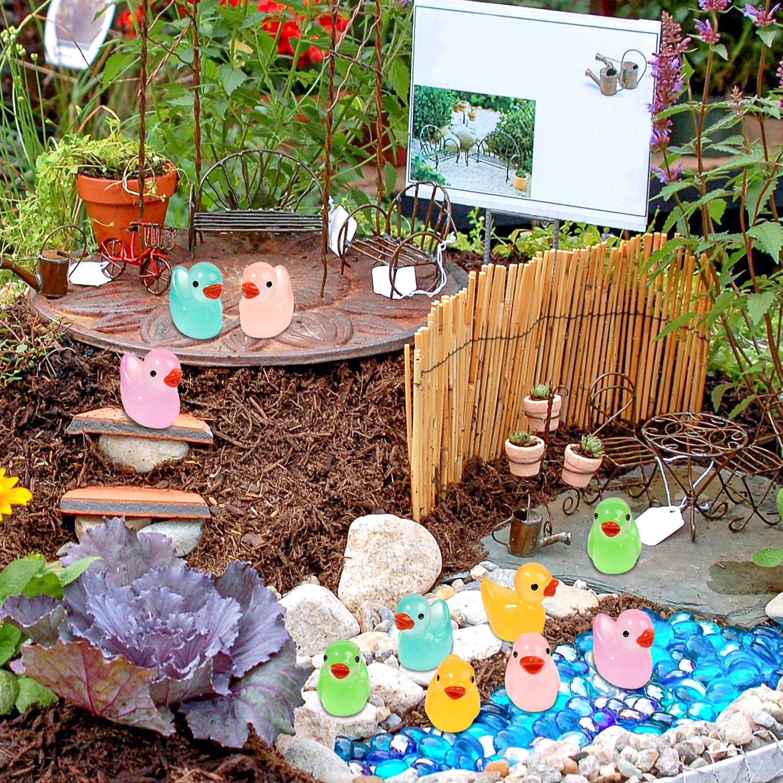 POSOUL mini ducks suitable as classroom prizes and party favors