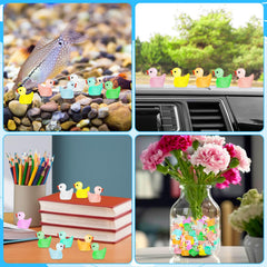 POSOUL tiny ducks used in DIY decor and fairy garden scenes