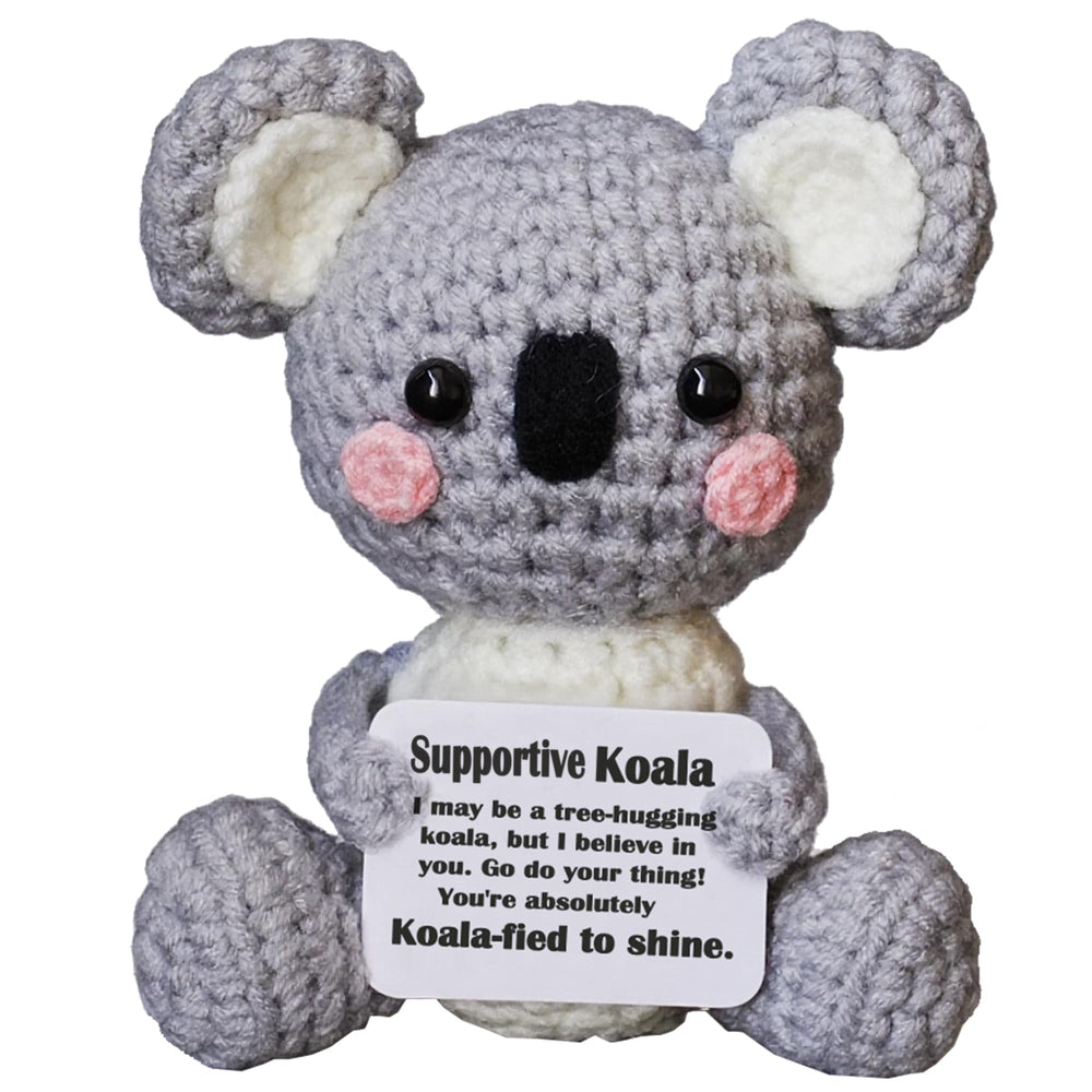 POSSHE crochet koala small-knit, a cozy pocket friend to brighten days.