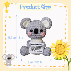 POSSHE pocket-size koala, easy to carry in bags or pockets.