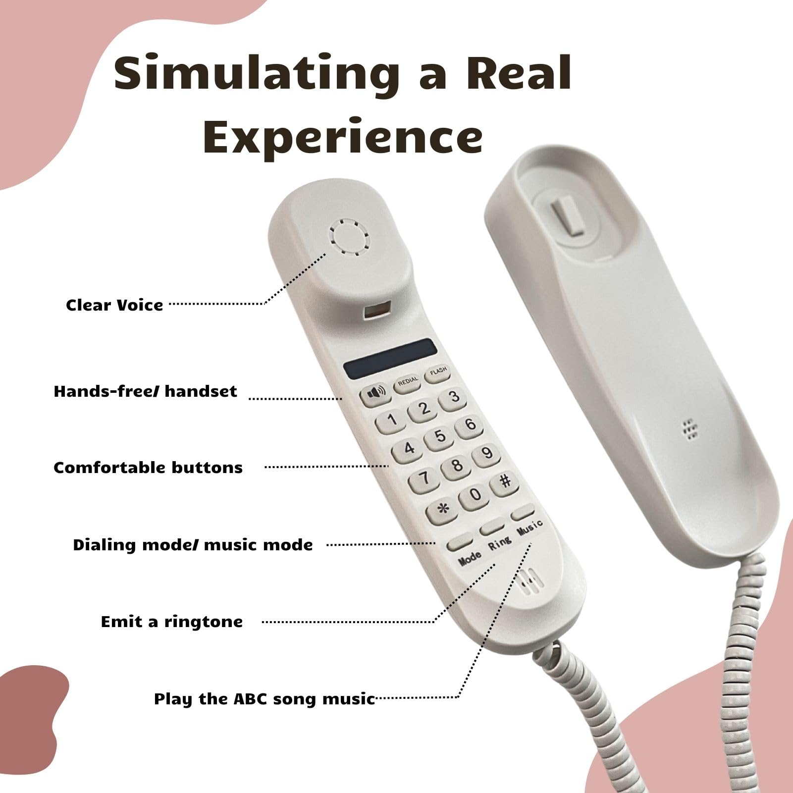 Potatomato Toy Phone flash stop encourages responsive interactive moments.