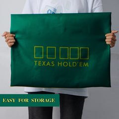 Portable 3x6 feet casino mat easy to roll up and store