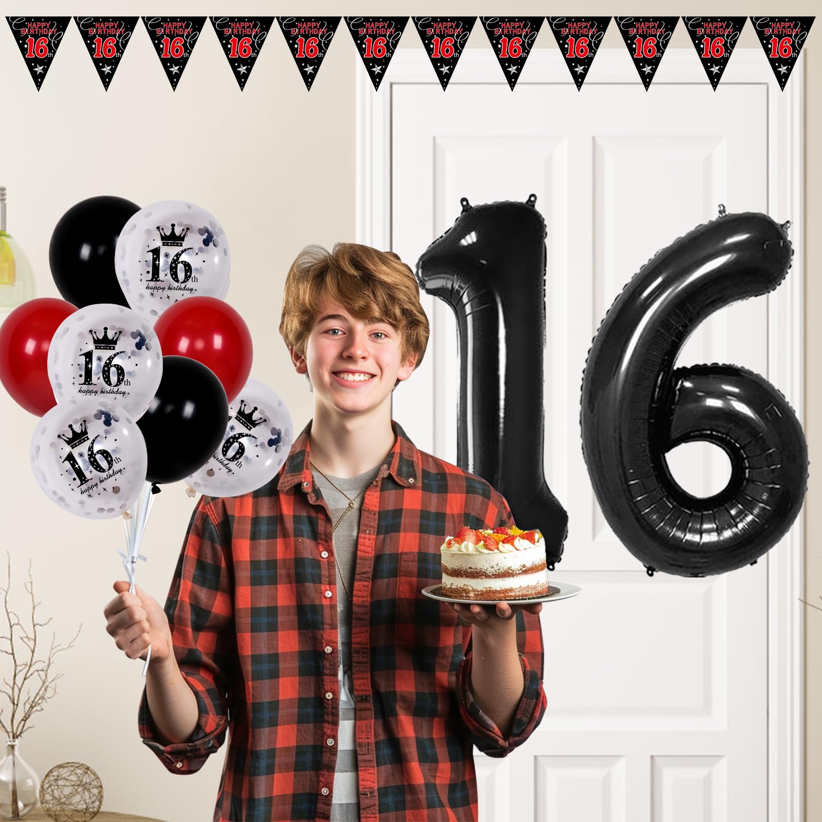 Pounira 18-inch star foil balloons as dramatic focal points.