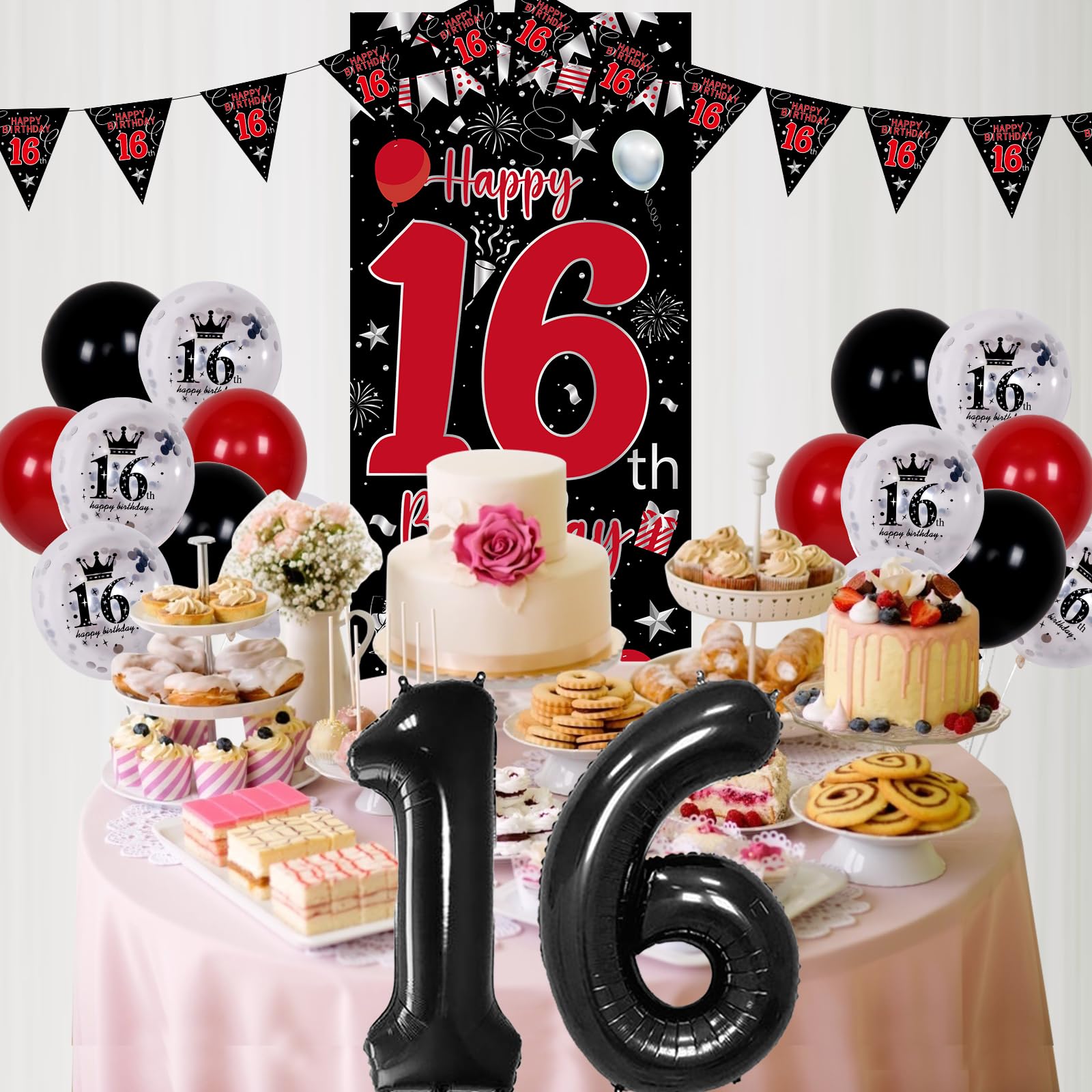 Pounira red 10-inch balloons for vibrant party accents and color pops.