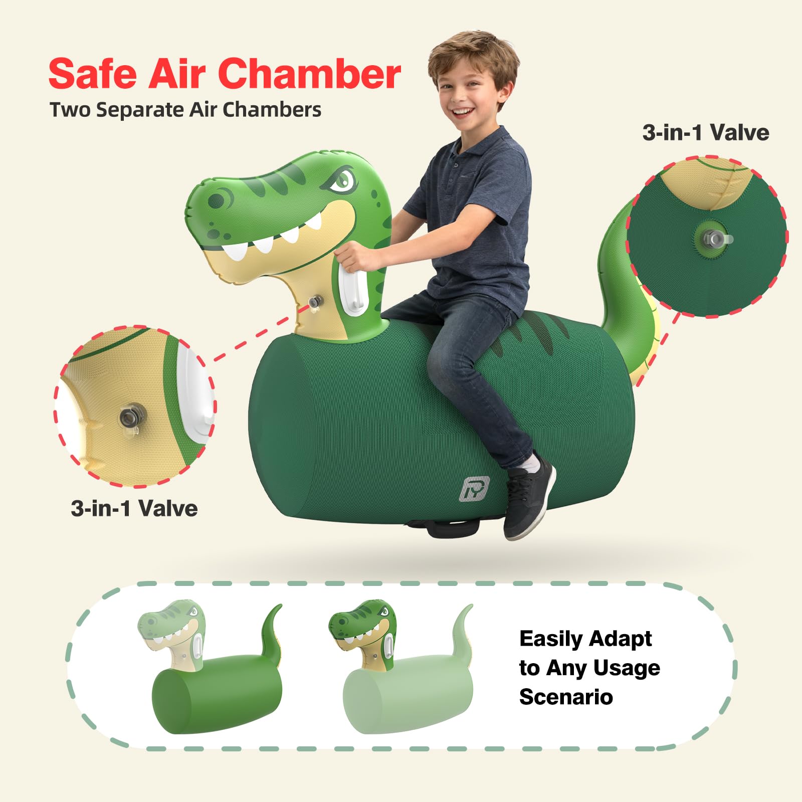 POVRYE kid-friendly ride-ons on grass provide safe, supervised outdoor fun.