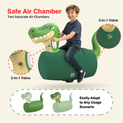 POVRYE kid-friendly ride-ons on grass provide safe, supervised outdoor fun.
